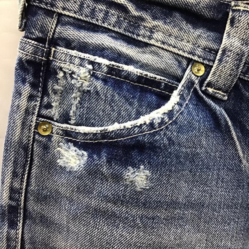 ロデオクラウンズ Rodeo Crowns パンツ デニム、ジーンズ 26インチ 無地 水色 / ライトブルー /  レディース USED 古着 中古 10123433