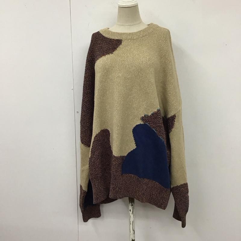 ザラ ZARA ニット、セーター 長袖 XL  マルチカラー / マルチカラー /  レディース USED 古着 中古 10119775