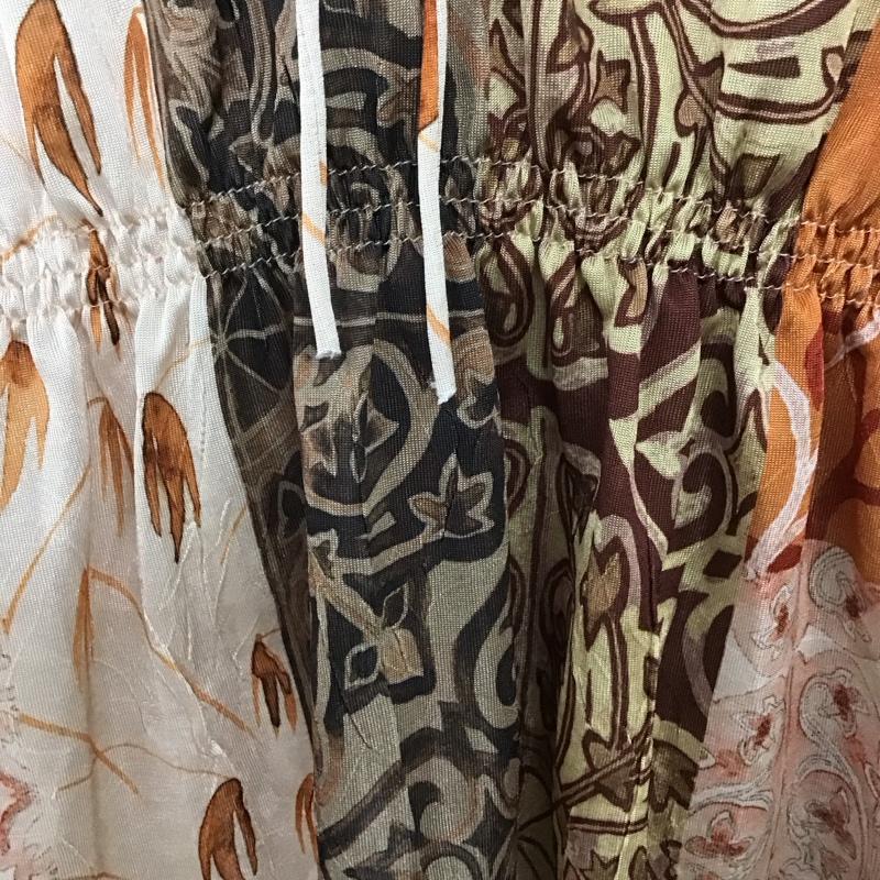 ザラ ZARA カットソー 長袖 S  マルチカラー / マルチカラー /  レディース USED 古着 中古 10139330