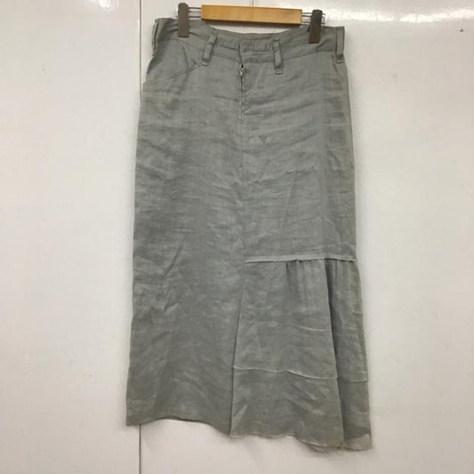 ワイズ Y s スカート ロングスカート 1 無地 灰 / グレー /  レディース USED 古着 中古 10129699