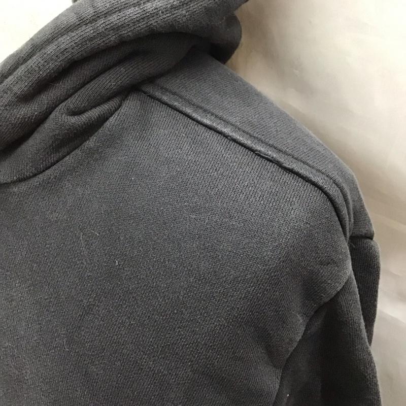 アディダス adidas パーカー 長袖 CW1240 トレフォイル フーディ L ロゴ、文字 黒 / ブラック /  メンズ USED 古着 中古 10121194