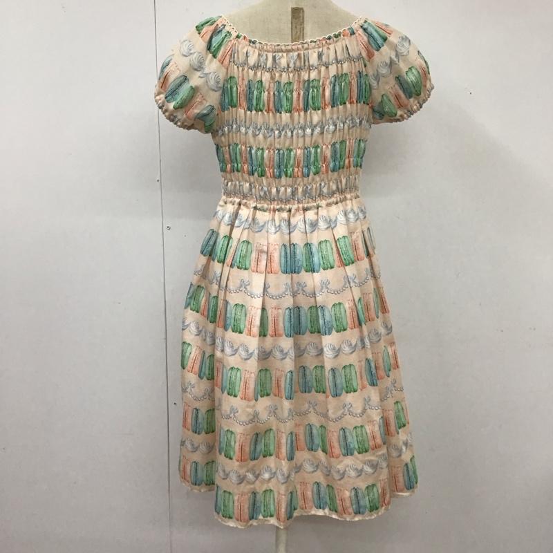 ルルロジェッタ leur logette ワンピース ロングスカート 半袖ロングワンピース 総柄 花柄 フレアスカート プリント マルチカラー / マルチカラー /  レディース USED 古着 中古 10114487