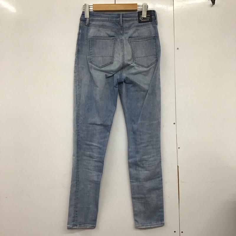 デンハム DENHAM パンツ デニム、ジーンズ 無地 水色 / ライトブルー /  レディース USED 古着 中古 10142781