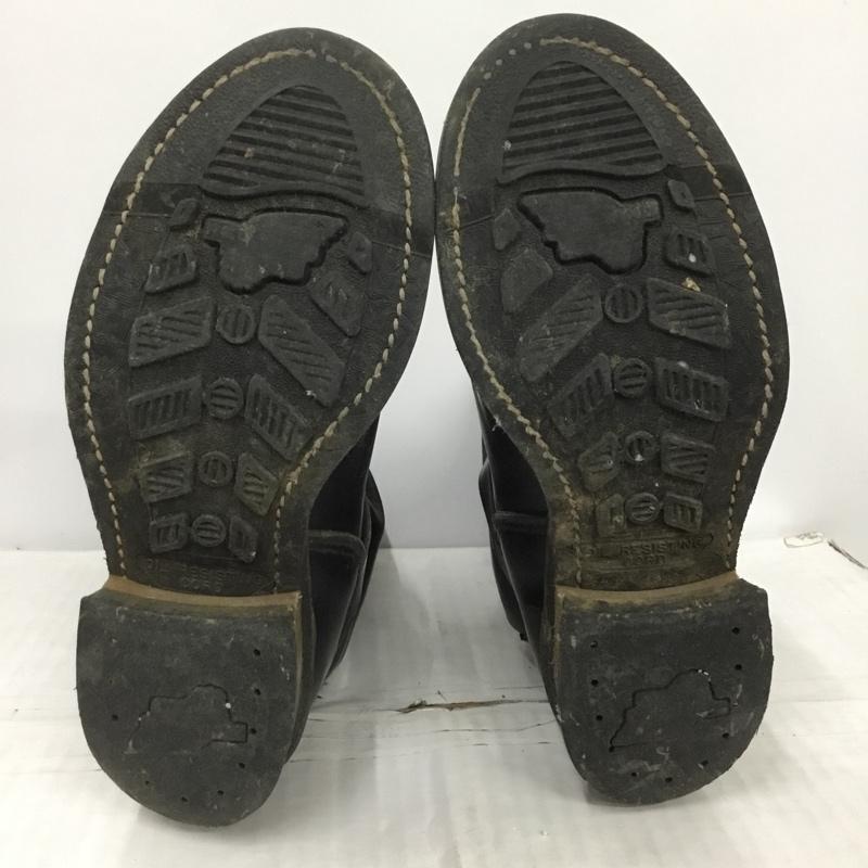レッドウィング RED WING ブーツ エンジニアブーツ 2268 ENGINEER BOOTS ワークブーツ レザー 5D 無地 黒 / ブラック /  メンズ USED 古着 中古 10124003