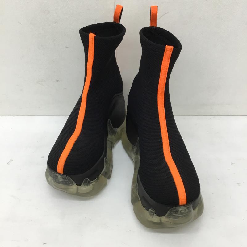 スウェアロンドン SWEARLONDON スニーカー スニーカー US：7.5 ロゴ、文字 黒 / ブラック /  レディース USED 古着 中古 10150956