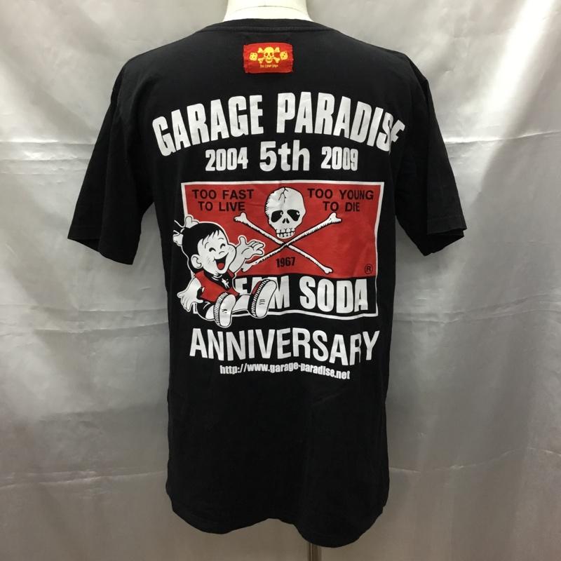クリームソーダ CREAMSODA Tシャツ 半袖 L プリント 黒 / ブラック /  メンズ USED 古着 中古 10108751