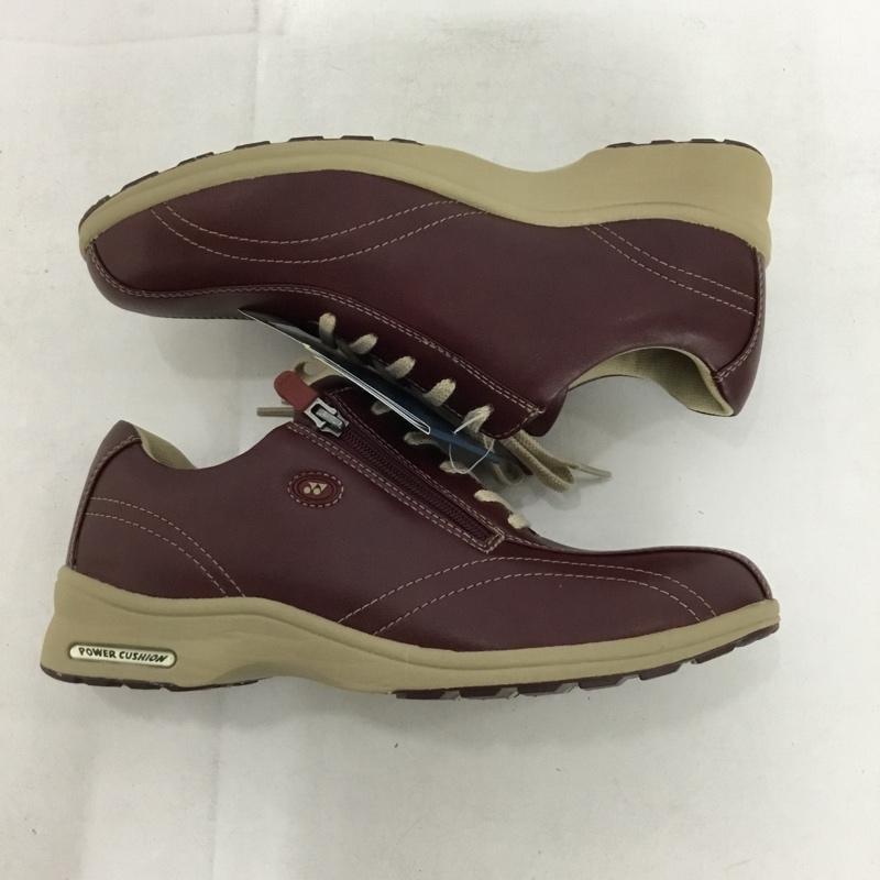 ヨネックス YONEX スニーカー スニーカー SHW-LC30 パワークッション 23cm ウォーキングシューズ 箱有 23.0cm ロゴ、文字 ボルドー / ボルドー /  レディース USED 古着 中古 10147937