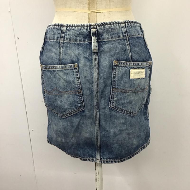 ラルフローレンデニム&サプライ RalphLauren Denim&Supply スカート ミニスカート WMDSDNMS4R00001 デニム 無地 青 / ブルー /  レディース USED 古着 中古 10120407
