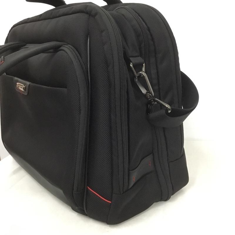 サムソナイト Samsonite ブリーフケース、書類かばん ブリーフケース、書類かばん ビジネスバッグ ロゴ、文字 黒 / ブラック /  メンズ USED 古着 中古 10140440