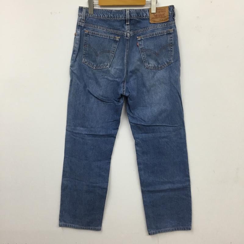 リーバイストラウスアンドコー Levi Strauss & co. パンツ デニム、ジーンズ デニムパンツ ストレートパンツ ワイドパンツ カジュアルパンツ 36 無地 インディゴ / インディゴ /  メンズ USED 古着 中古 10116232