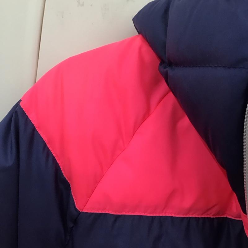 ポロラルフローレン POLO RALPH LAUREN ジャケット、上着 ダウンジャケット XL 無地 紺 / ネイビー / X 桃 / ピンク /  ガールズ USED 古着 中古 10132407