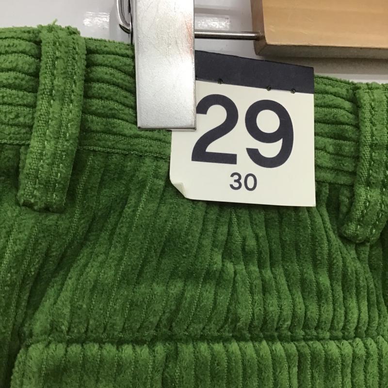 ギャップ GAP パンツ デニム、ジーンズ コーデュロイワイドパンツ seanwotherspoon コラボ カジュアルパンツ 総柄 29インチ ロゴ、文字 緑 / グリーン /  メンズ USED 古着 中古 10105833