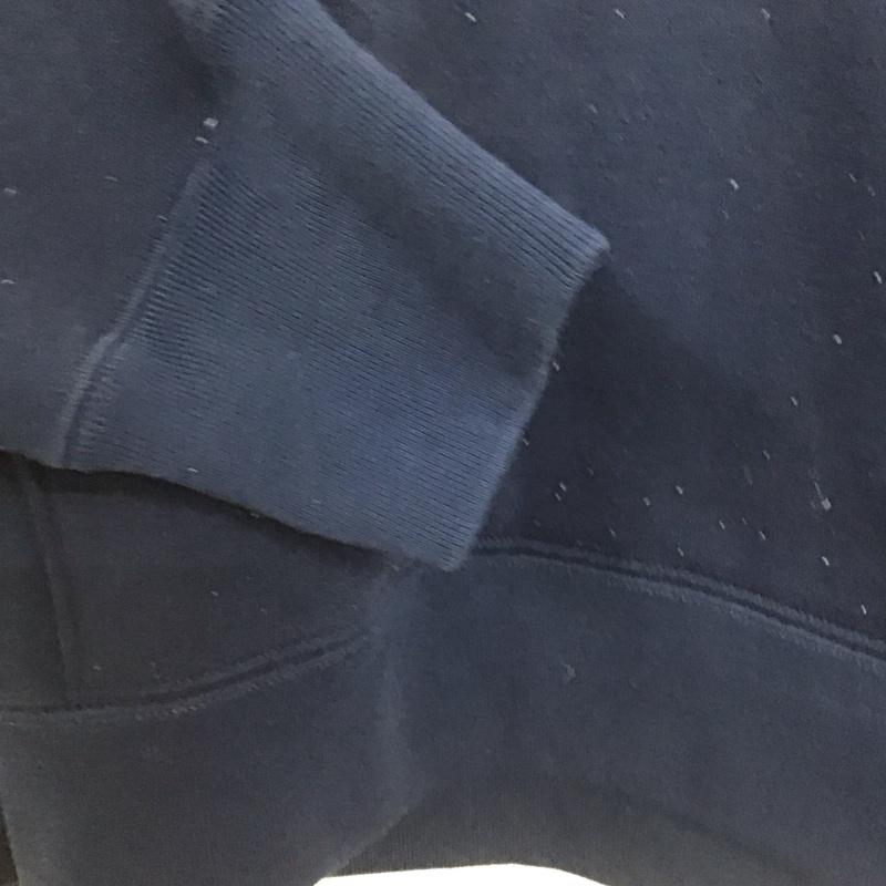 ザノースフェイス THE NORTH FACE パーカー 長袖 nt61507 フード付きパーカー プルオーバーパーカー S ロゴ、文字 紺 / ネイビー /  メンズ USED 古着 中古 10141647