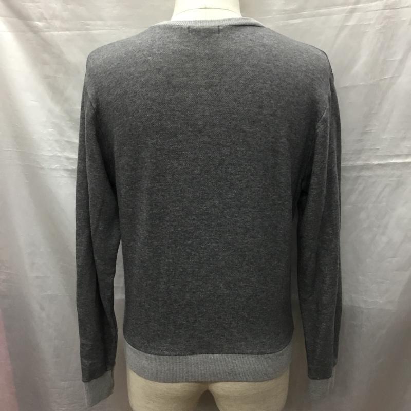 キツネティー Kitsune  Tee トレーナー 長袖 S プリント 灰 / グレー /  メンズ USED 古着 中古 10121823