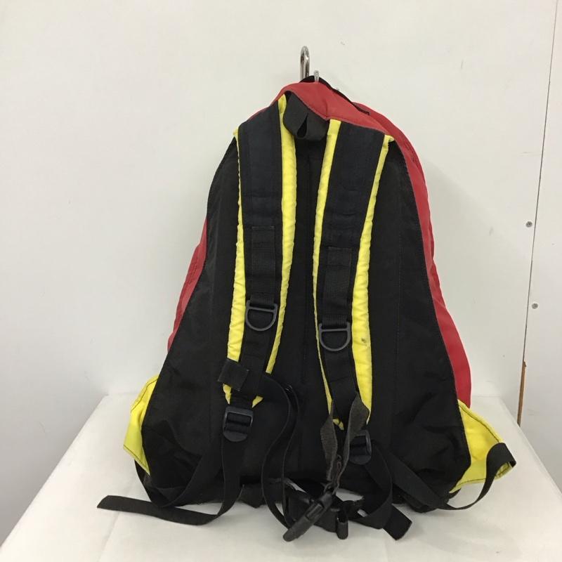 グレゴリー GREGORY リュックサック、デイパック リュックサック、デイバッグ USA製 旧タグ ロゴ、文字 黒 / ブラック / X 赤 / レッド / X 黄 / イエロー /  メンズ USED 古着 中古 10141062