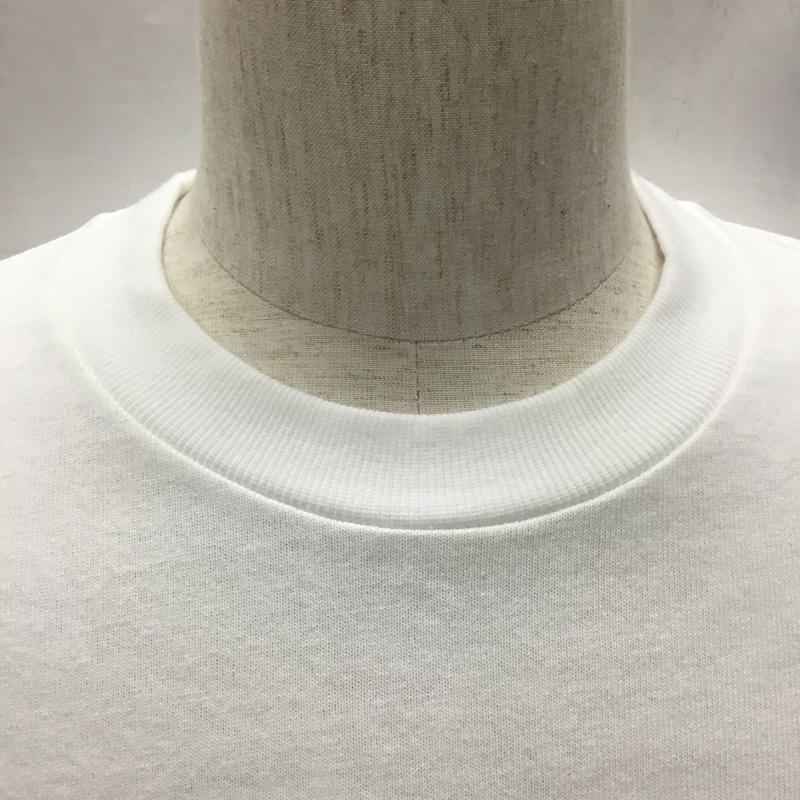 ノーティカ NAUTICA カットソー 半袖 半袖カットソー プリントTシャツ クルーネックカットソー L ロゴ、文字 白 / ホワイト /  メンズ USED 古着 中古 10120480