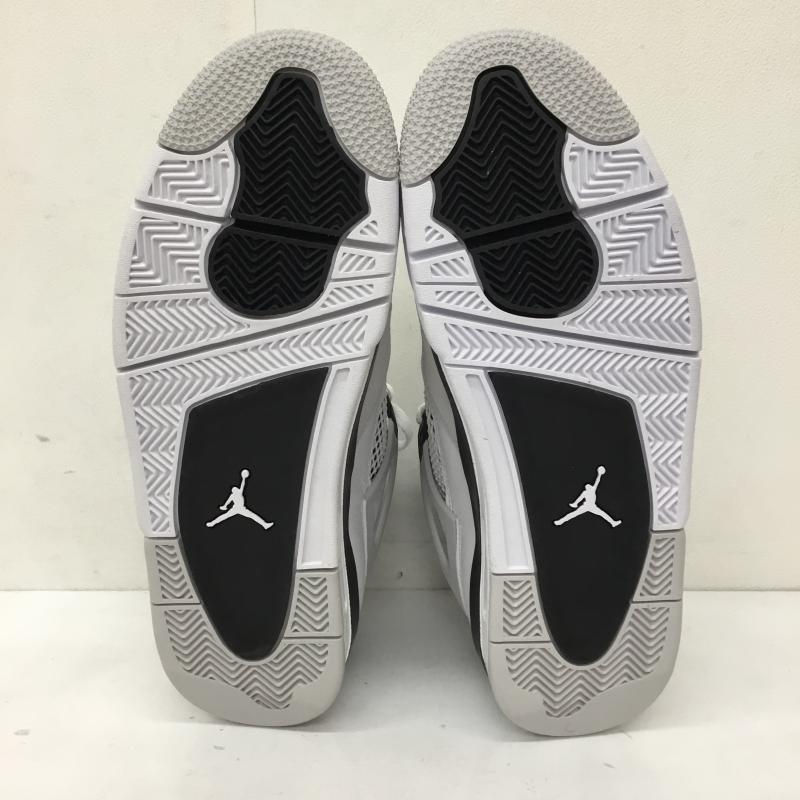 ナイキ NIKE スニーカー スニーカー DH6927-111 Air Jordan 4 Military Black ナイキ エアジョーダン 4 ミリタリー ブラック 28.5cm ロゴ、文字 白 / ホワイト / X 黒 / ブラック /  メンズ USED 古着 中古 10136328