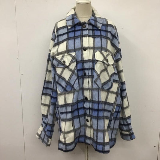 ザラ ZARA ジャケット、上着 ジャケット、ブレザー 長袖ジャケット アウター 前ボタン チェックシャツ L チェック マルチカラー / マルチカラー /  レディース USED 古着 中古 10126084
