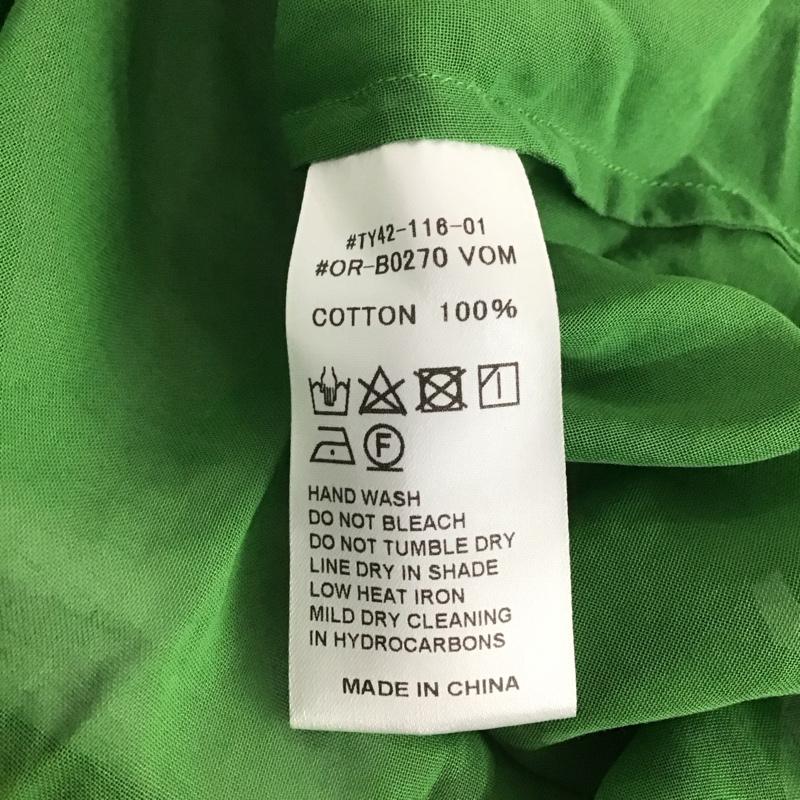 オーシバル ORCIVAL シャツ、ブラウス 長袖 無地 緑 / グリーン /  レディース USED 古着 中古 10144054