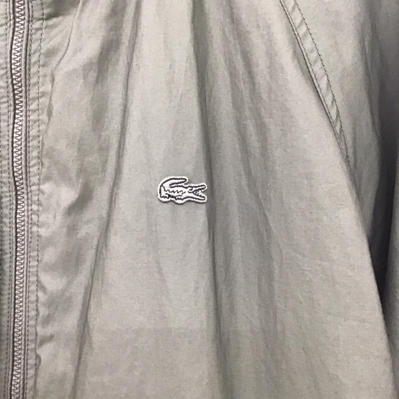 ラコステ LACOSTE ジャケット、上着 ジャケット、ブレザー ジップアップジャケット アウター ラグラン スタンドネック ロゴ、文字 カーキ / カーキ /  メンズ USED 古着 中古 10133237