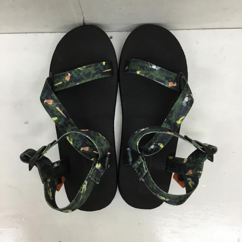 コロンビア Columbia サンダル サンダル 総柄 緑 / グリーン /  メンズ USED 古着 中古 10134723
