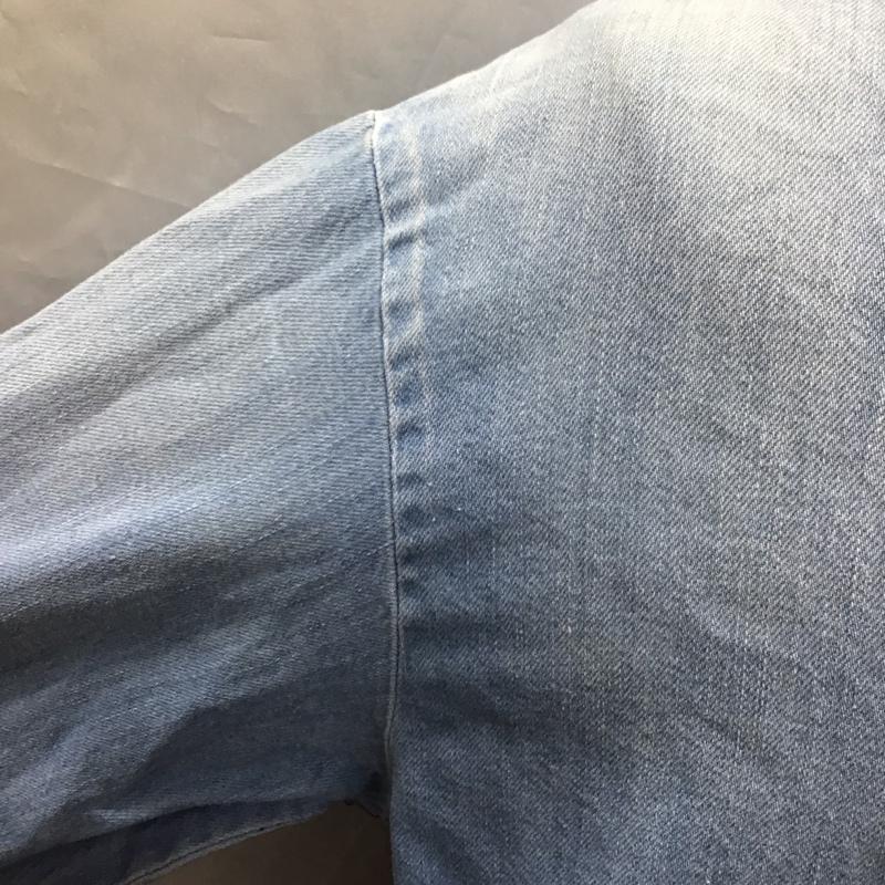 サニースポーツ SUNNY SPORTS カットソー 長袖 長袖シャツカットソー プルオーバーシャツ デニムシャツ M 無地 インディゴ / インディゴ /  メンズ USED 古着 中古 10116197