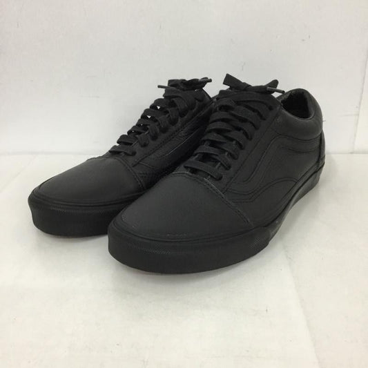 バンズ VANS スニーカー スニーカー 508357 レザー ローカット 28cm 28.0cm ロゴ、文字 黒 / ブラック /  メンズ USED 古着 中古 10130186