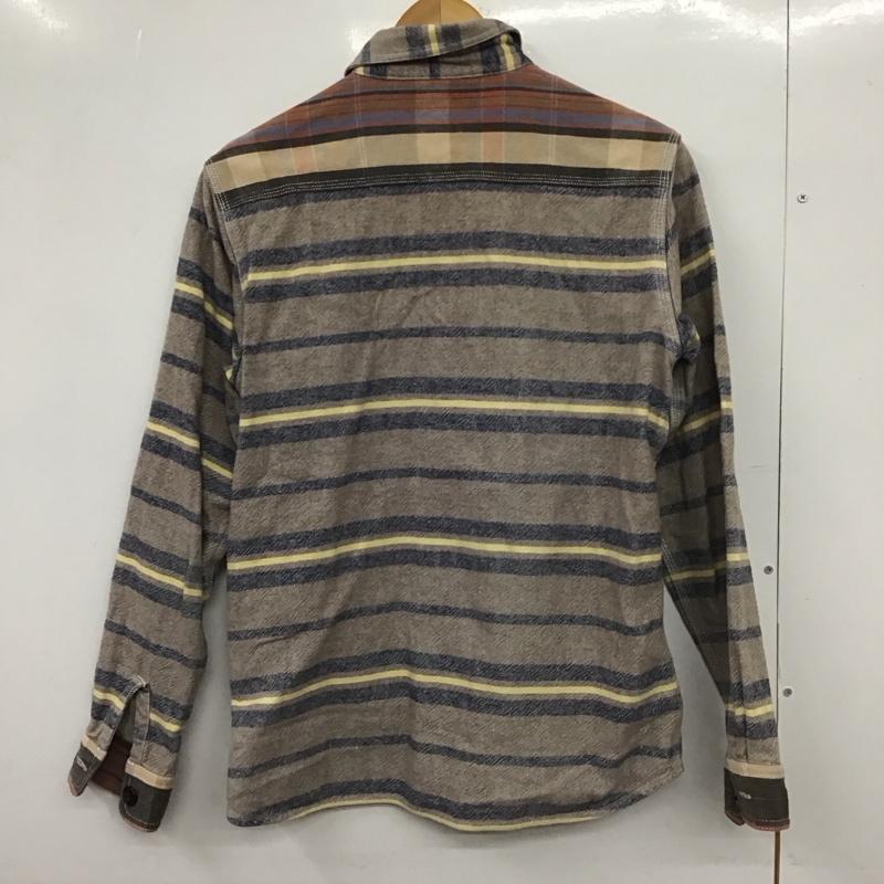 マナスタッシュ MANASTASH シャツ、ブラウス 長袖 長袖シャツ チェックシャツ カラーシャツ M プリント マルチカラー / マルチカラー /  メンズ USED 古着 中古 10147502