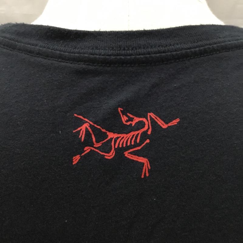 アークテリクス ARC TERYX Tシャツ 半袖 半袖カットソー プリントTシャツ クルーネックカットソー L プリント 黒 / ブラック /  メンズ USED 古着 中古 10117089