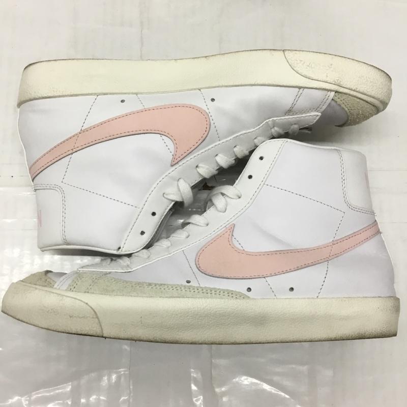 ナイキ NIKE スニーカー スニーカー BQ6806-108 BLAZER MID 77 VINTAGE 28cm 28.0cm ロゴ、文字 白 / ホワイト / X 桃 / ピンク /  メンズ USED 古着 中古 10113951