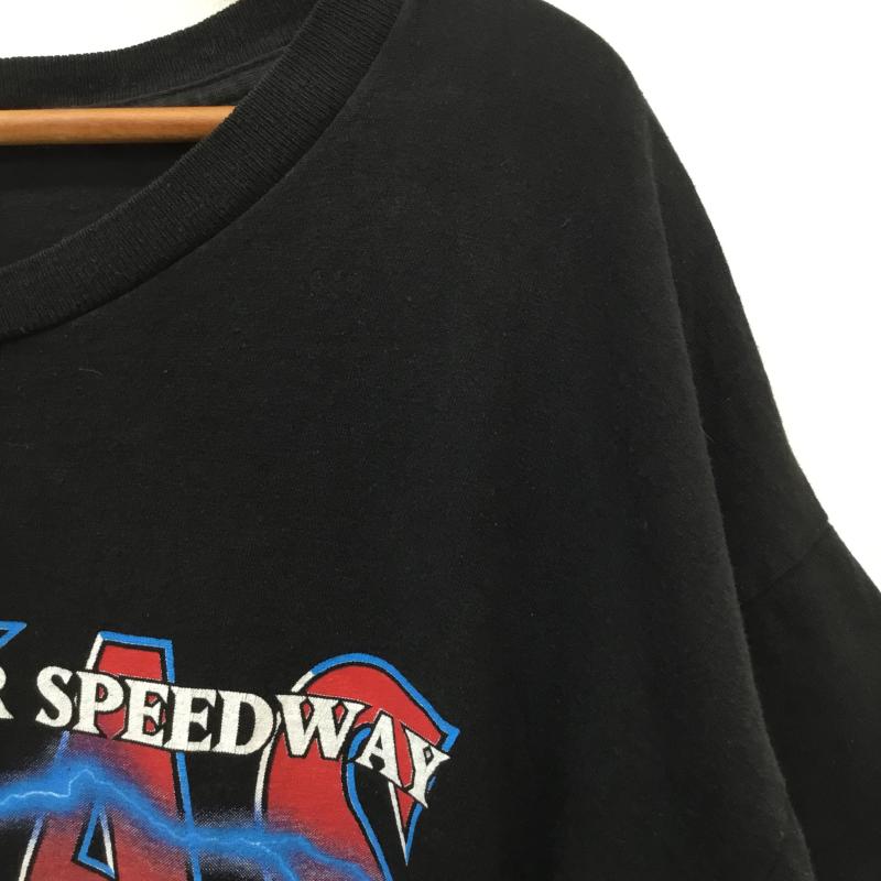 リー Lee Tシャツ 半袖 Lee SPORTS TEXAS MOTOR SPEEDWAY 黒 Tシャツ XL プリント 黒 / ブラック /  メンズ USED 古着 中古 10148473