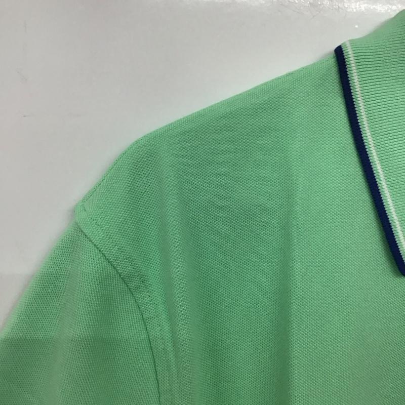 ランズエンド LANDS END ポロシャツ 半袖 半袖ポロシャツ カラーシャツ 半袖カットソー XL 無地 緑 / グリーン /  メンズ USED 古着 中古 10143255