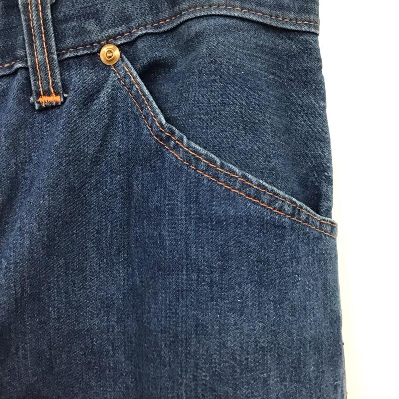 ビックマック BIGMAC パンツ デニム、ジーンズ デニムパンツ ストレートパンツ ワイドパンツ カジュアルパンツ 70s ペインター FREE 無地 インディゴ / インディゴ /  メンズ USED 古着 中古 10119245