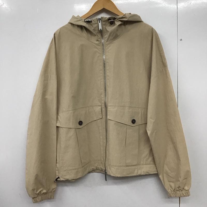 ディースクエアード DSQUARED2 ジャケット、上着 ジャケット、ブレザー ジップアップジャケットパーカー アウター ナイロンパーカー M ロゴ、文字 ベージュ / ベージュ /  メンズ USED 古着 中古 10146545