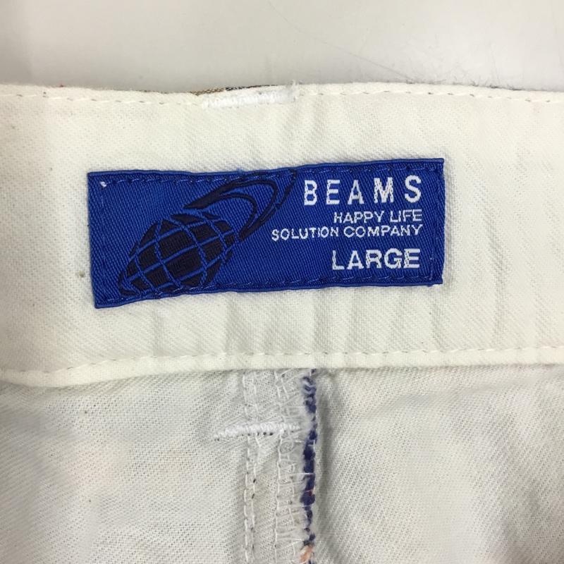 ビームス BEAMS パンツ ショートパンツ パッチワーク L チェック マルチカラー / マルチカラー /  メンズ USED 古着 中古 10110617