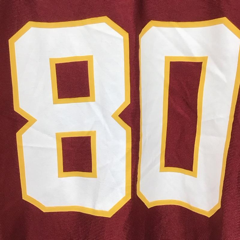 ナショナルフットボールリーグ NFL カットソー 半袖 半袖カットソー Vネック プリントカットソー ユニフォーム L ロゴ、文字 えんじ / ワインレッド /  メンズ USED 古着 中古 10142597