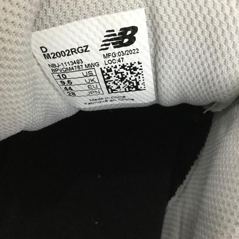 ニューバランス New Balance スニーカー スニーカー M2002RGZ 28cm 箱有 28.0cm ロゴ、文字 黒 / ブラック / X 緑 / グリーン /  メンズ USED 古着 中古 10128964