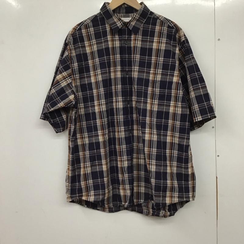 フリークスストア FREAK S STORE シャツ、ブラウス 半袖 半袖シャツ チェックシャツ カラーシャツ L チェック マルチカラー / マルチカラー /  メンズ USED 古着 中古 10137446