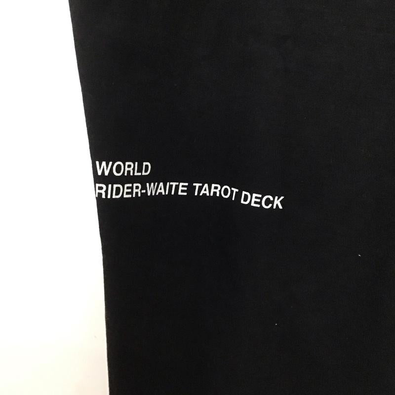 ザラ ZARA Tシャツ 半袖 半袖カットソー プリントTシャツ クルーネックカットソー S プリント 黒 / ブラック /  メンズ USED 古着 中古 10145689