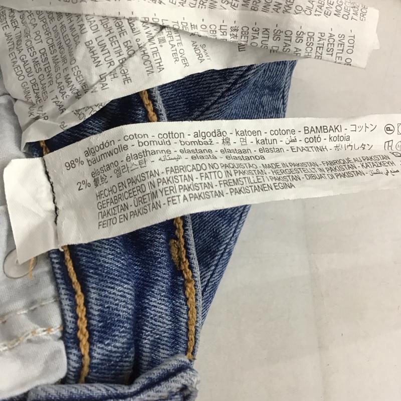 ザラ ZARA パンツ デニム、ジーンズ 38 無地 水色 / ライトブルー /  レディース USED 古着 中古 10141729
