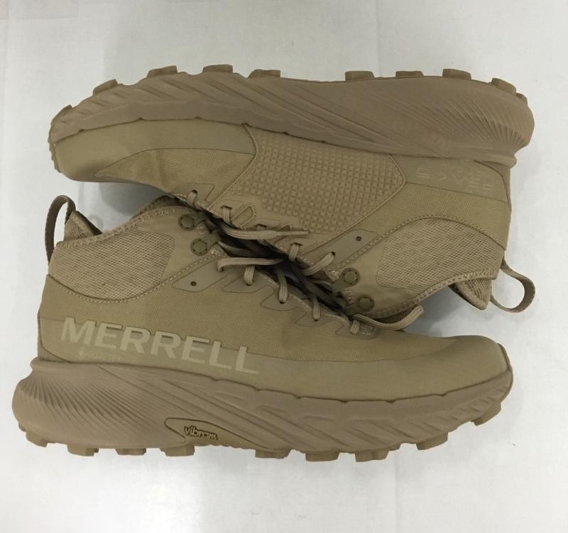 メレル MERRELL スニーカー スニーカー J005773 AGILITY PEAK 5 TACTICAL MID GORE-TEX 30cm 箱有 30.0cm ロゴ、文字 ベージュ / ベージュ /  メンズ USED 古着 中古 10134531