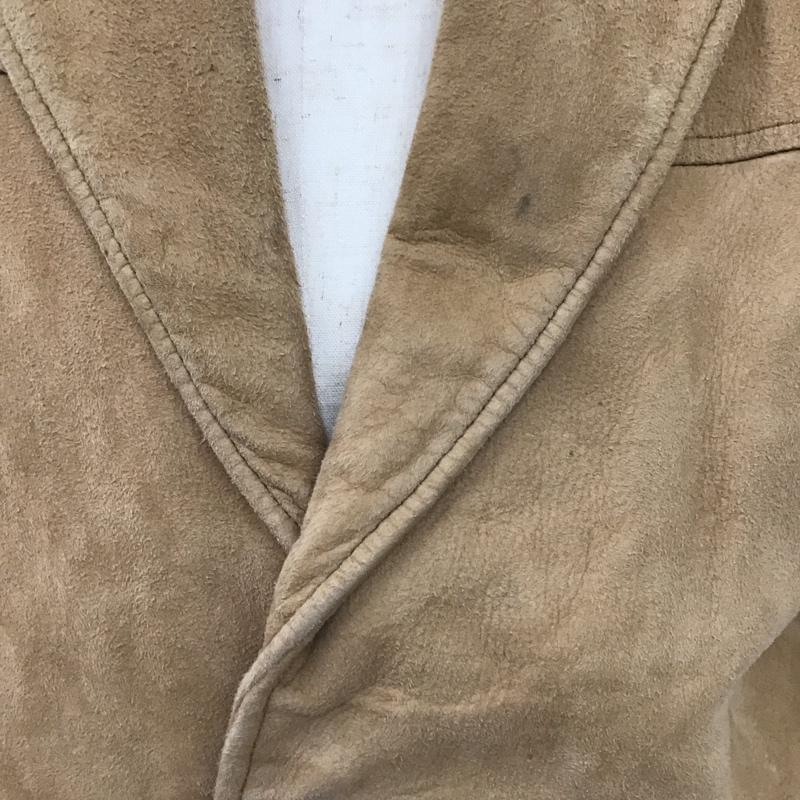古着 USED ジャケット、上着 ジャケット、ブレザー Buckboard レザージャケット 40 無地 ベージュ / ベージュ /  メンズ USED 古着 中古 10112674