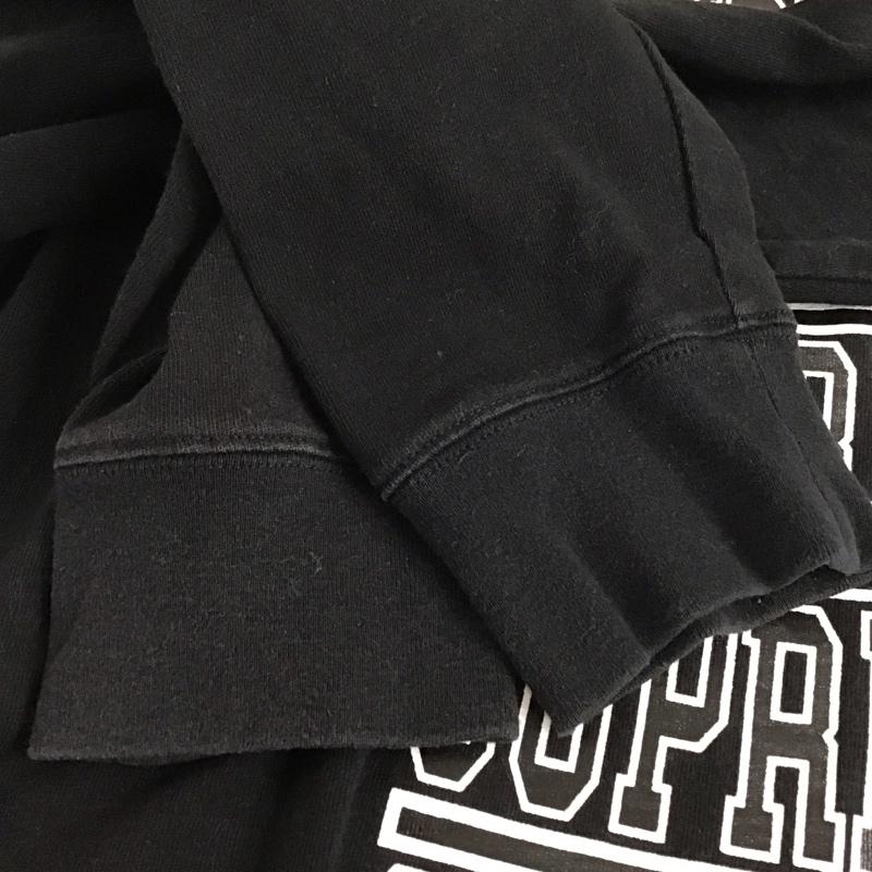 シュプリーム Supreme カットソー 長袖 18ss ロンT stackedTシャツ プリントTシャツ M ロゴ、文字 黒 / ブラック /  メンズ USED 古着 中古 10134884