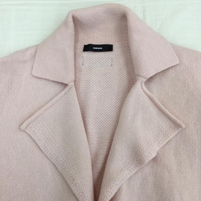 ディーゼル DIESEL カーディガン 長袖 XXS 無地 桃 / ピンク /  レディース USED 古着 中古 10140455