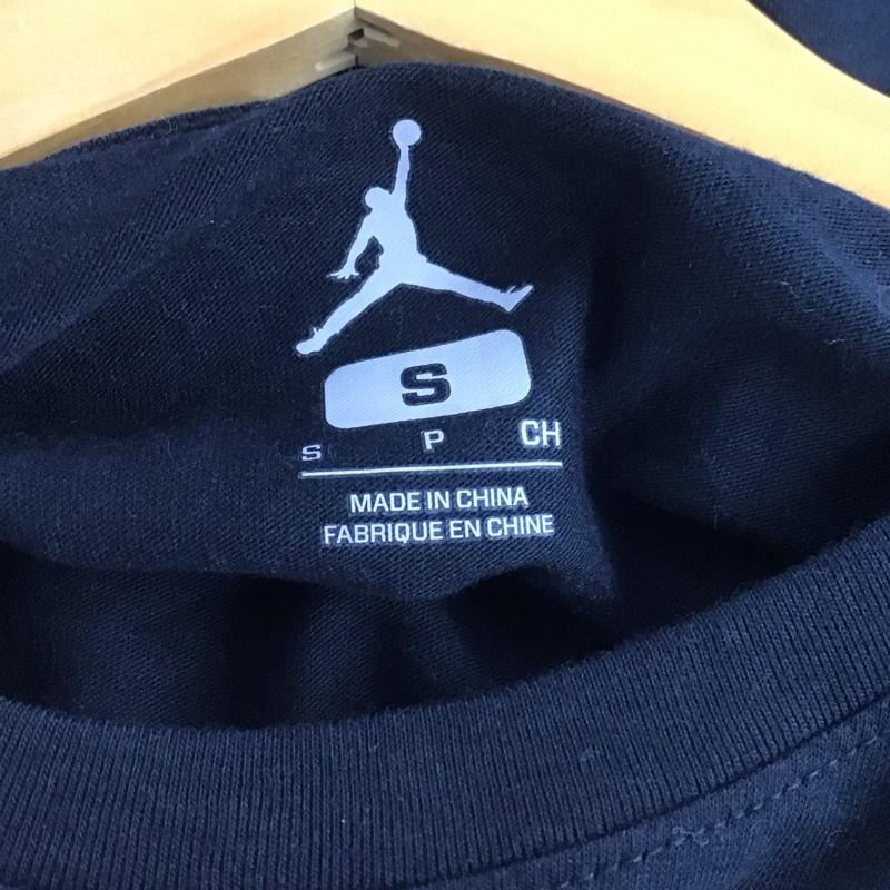 エアジョーダン AIR JORDAN Tシャツ 半袖 843713-010 ジョーダンTシャツ プリントTシャツ S ロゴ、文字 黒 / ブラック /  メンズ USED 古着 中古 10146457
