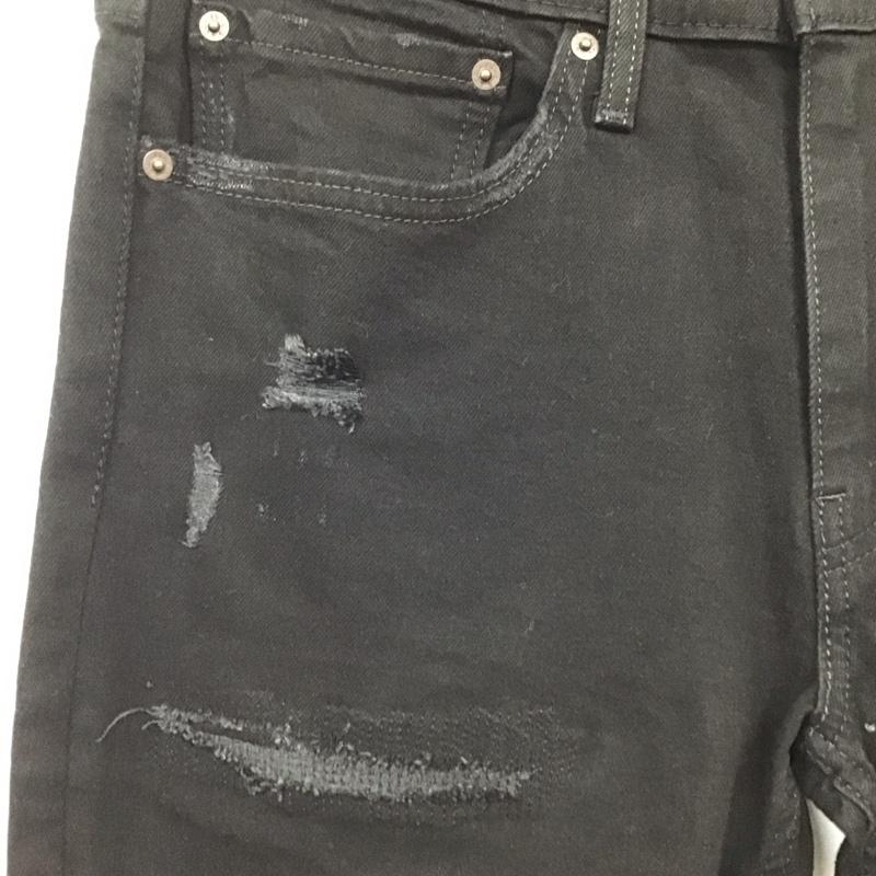 リーバイストラウスアンドコー Levi Strauss & co. パンツ デニム、ジーンズ デニムパンツ スリムパンツ ジーンズ ストレッチパンツ 34 無地 黒 / ブラック /  メンズ USED 古着 中古 10119465