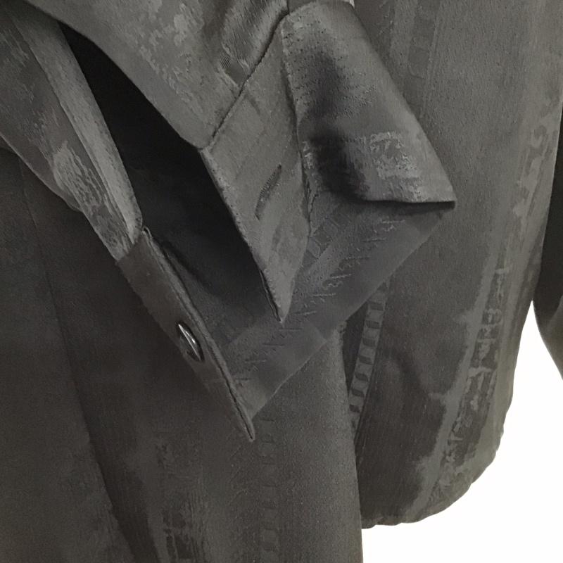 古着 USED シャツ、ブラウス 長袖 Roberta Baldini TNK1919 胸ポケット M 総柄 黒 / ブラック /  メンズ USED 古着 中古 10107659