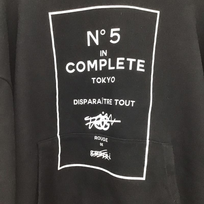 ゲンザイ genzai パーカー 長袖 長袖パーカー プルオーバーパーカー スウェット L ロゴ、文字 黒 / ブラック /  メンズ USED 古着 中古 10148207