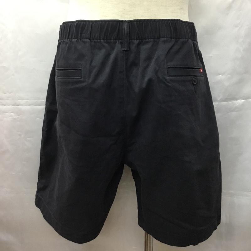 リーバイス Levi s パンツ ショートパンツ ハーフパンツ ショートパンツ カジュアルパンツ L 無地 黒 / ブラック /  メンズ USED 古着 中古 10108396