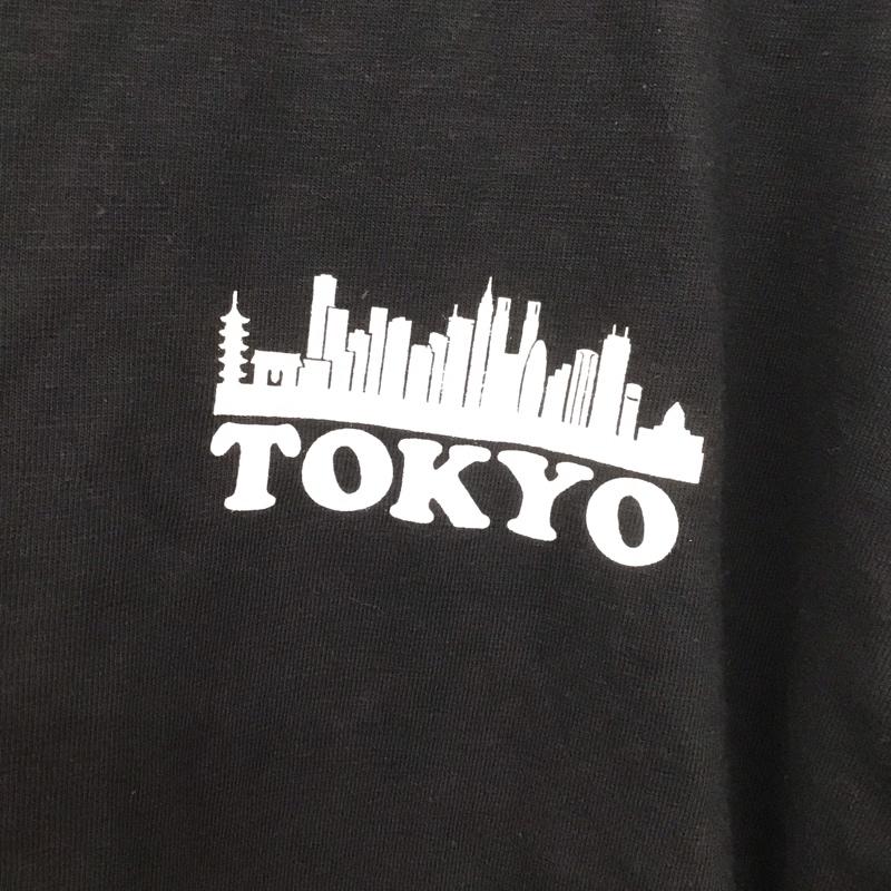 チャンピオン Champion Tシャツ 半袖 C3-U301 ショートスリーブTシャツ TOKYO XL ロゴ、文字 黒 / ブラック /  メンズ USED 古着 中古 10131333